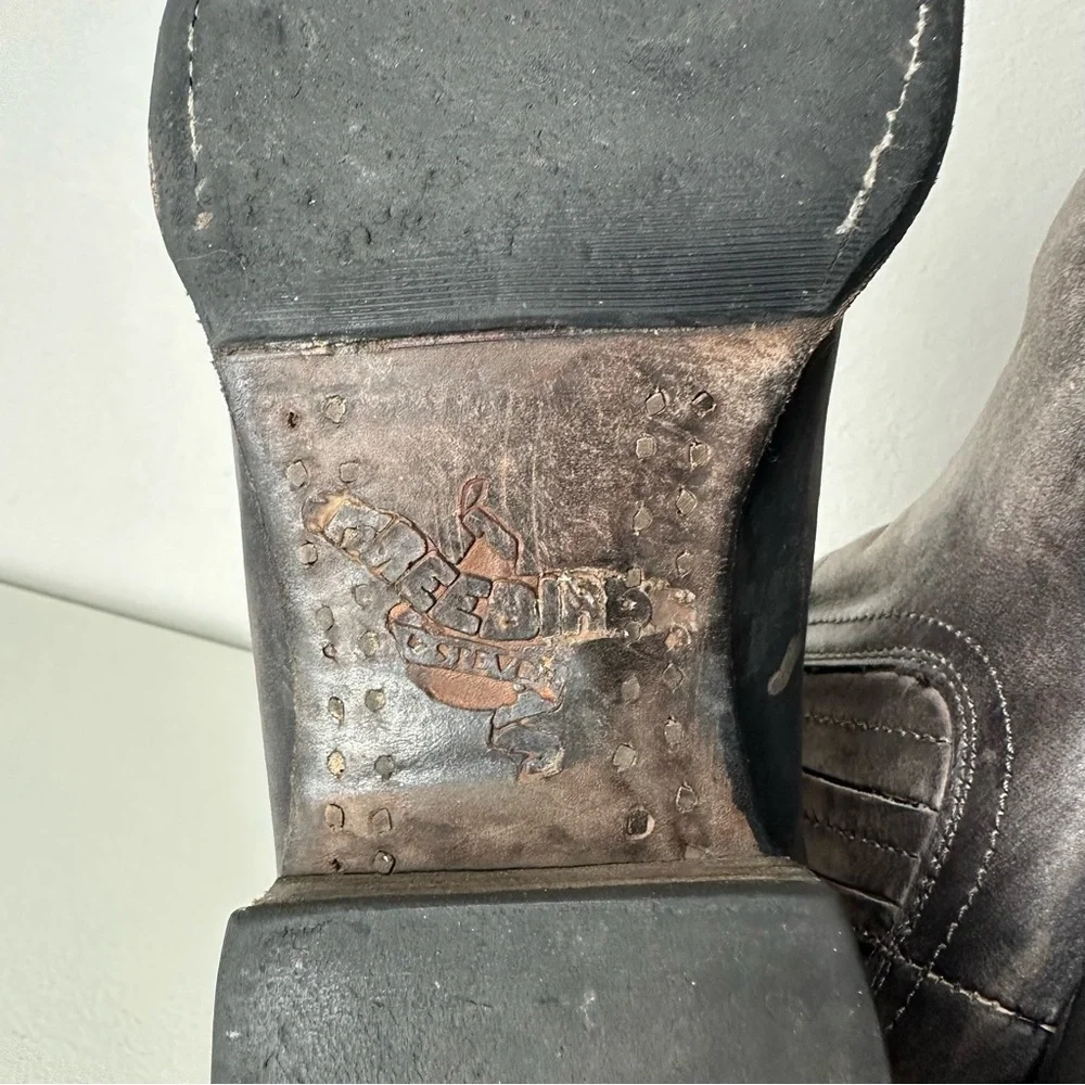 Freebird by Steven Men’s Brown Gray Distressed Leather Argo Chelsea Boots Size 9